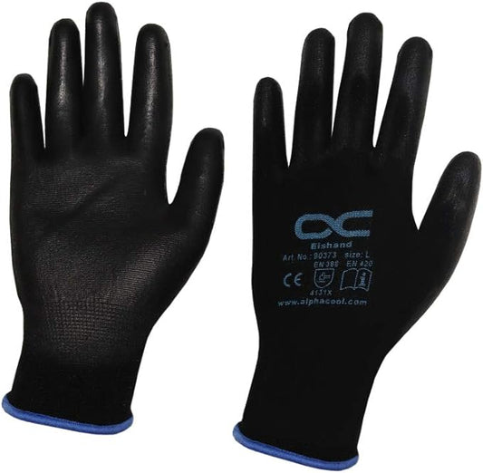 Alphacool 90374 Eistools modding Gloves Size XL - Black Water Cooling Tools