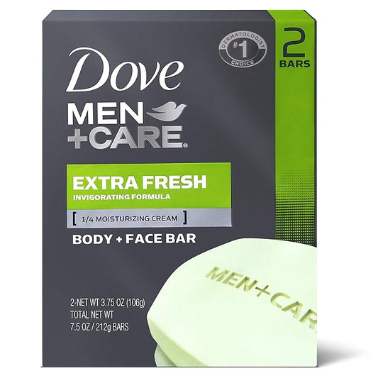 14-Bars Dove Men+Care Bar 3in1 Cleanser for Body, Face & Shaving to Clean 3.75oz