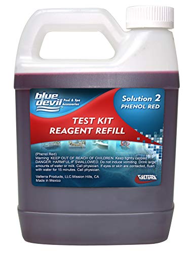 2 Phenol Red Reagent Refill for Testing Your Pool's pH level - 32oz
